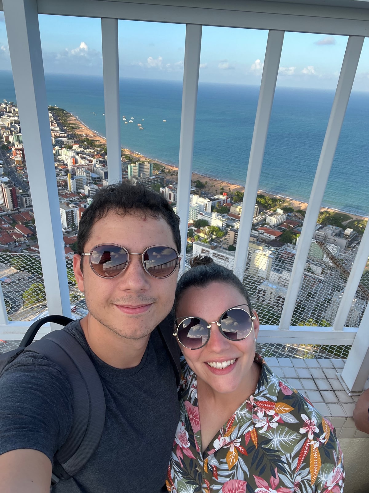 Conhecendo João Pessoa de cima no Mirante Skybeach, no Altiplano