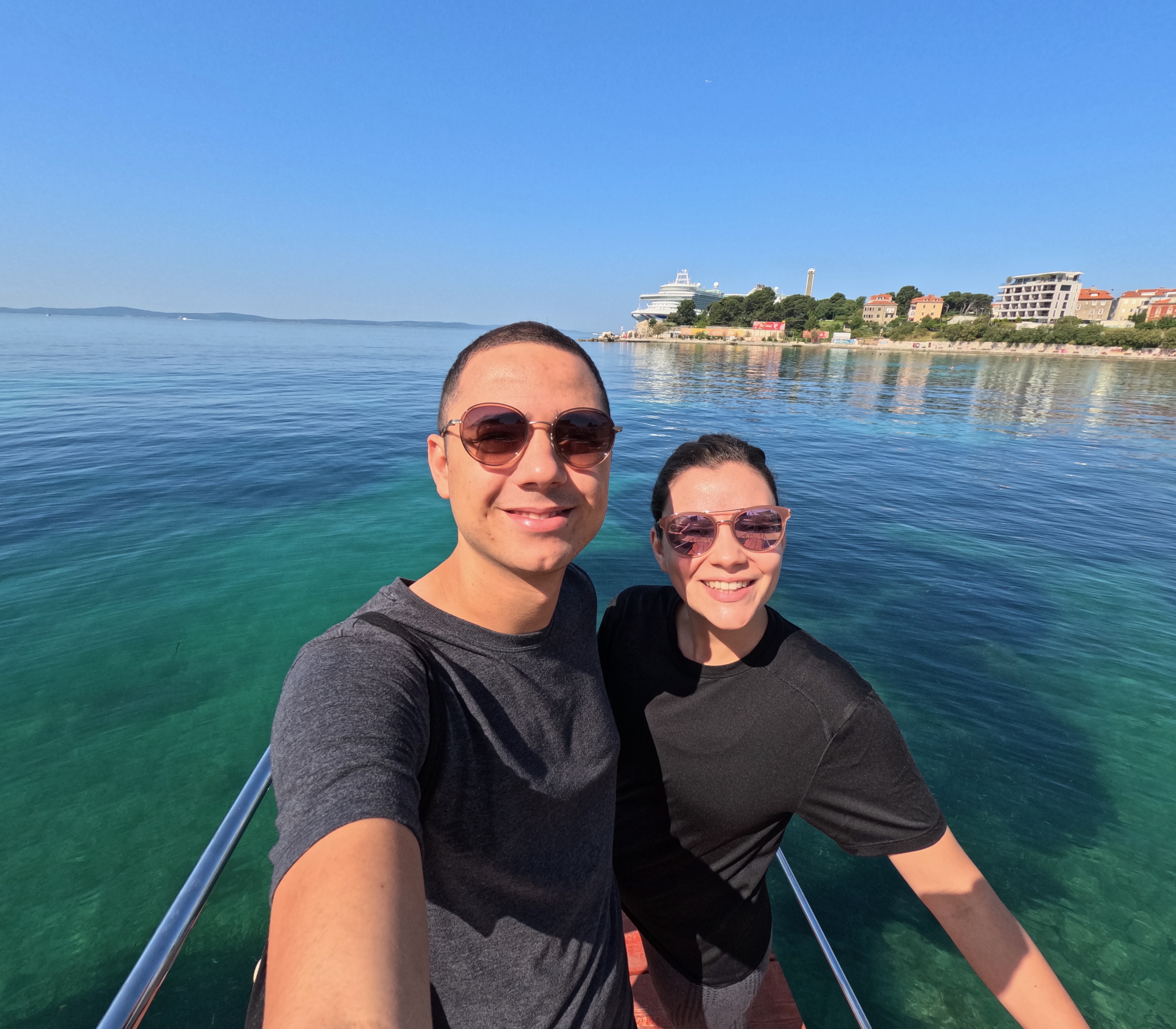 Vini em Split, Croácia, durante o período como nômade digital